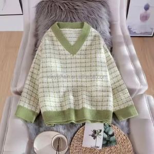 Top Casual a maniche lunghe da <span class=keywords><strong>donna</strong></span> maglioni autunnali primaverili bianchi con bottoni per ragazze alla moda - Product Image 5