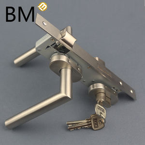 मजबूत संकीर्ण फ्रेम स्टेनलेस स्टील 304 दरवाजा लॉक - Product Image 1