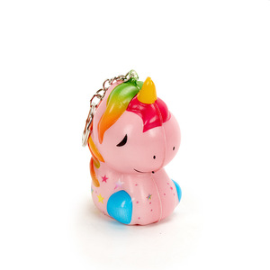 Bán Chạy Nhất PU Chậm Phục Hồi Căng Thẳng Cứu Trợ Keychain Đồ Chơi Unicorn Phim Hoạt Hình Đồ Chơi Cảm Xúc dịu Căng Thẳng Cứu Trợ Công Cụ - Product Image 1