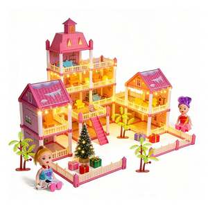 Kit de Casa de Muñecas para Armar, Juguete DIY de PVC, Muebles en Miniatura, Regalo Creativo para Niños, Adultos y Coleccionistas - Product Image 1