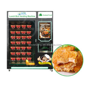 Máquina Expendedora de Comida Caliente con Pantalla Táctil, Pago con Monedas/Billetes/Tarjeta de Crédito/Código QR, Capacidad de 112-224 Unidades, Habilitada para SDK - Product Image 1