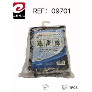 Stroller Rain Cover Universal Fit Black Waterproof Protection For Baby Stroller - Product Image 1