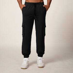 High Quality Woven Mid Waist Cotton/Spandex Joggers Custom Logo-Durable Breathable Drawstring Closure <b>Men's</b> Gym Casual - Product Image 6