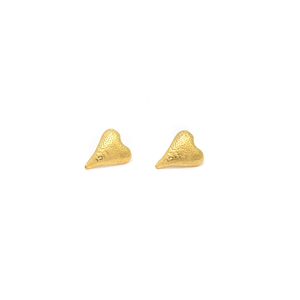 Pendientes de Moda con Forma de Corazón, Acero Inoxidable 316L, Baño de Oro PVD, Resistentes y Sostenibles - Product Image 2