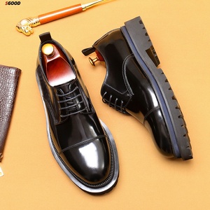 Zapatos Oxford de Cuero para Hombre, de Negocios y Boda, con Punta Cerrada, Puntera de Acero, Camuflaje Bordado, Transpirables, Sin Cordones, de Alta Gama, con Masaje - Product Image 5