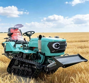 Mini-tracteur chenillé haute performance avec cultivateur rotatif pour rizières et terres sèches à double usage - Product Image 5