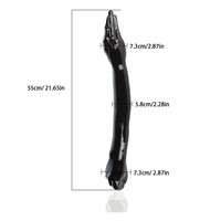 Doppelkopf-Dildo mit Großer Faust-Hand Fantasy Analplug Sexspielzeug für Lesben G-Punkt-Stimulation Produkt