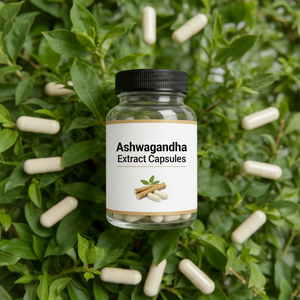 OEM/ODM KSM-66 Özü, Karabiber ve Vitamin B6/D3 İçeren Vegetaryen Kapsül Kabuklu Aşvaganda Kapsülleri - Product Image 2