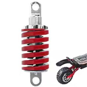 Amortisseur arrière à ressort rouge 1300 lbs, pièce de rechange pour suspension de trottinette électrique, compatible avec les trottinettes électriques de 10 et 11 pouces - Product Image 1