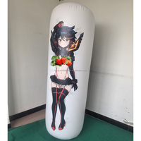 Wanjun personnaliser haute qualité Pvc Sexy jouets cylindres Transparent gonflable Anime oreiller avec à vendre