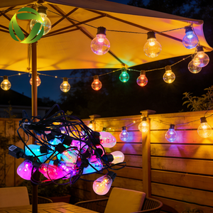 Guirlande lumineuse LED RGB 5M en gros pour intérieur et extérieur, ampoules Edison suspendues, étanches, certifiées CE - Product Image 1