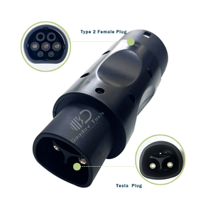 Nuevo Adaptador EV <span class=keywords><strong>Goodev</strong></span> Tech GDE-ADTSLT204 16A 32A 3.7KW 7.4KW, Cargador Tesla Americano a Tipo 2 IP44 - Product Image 2