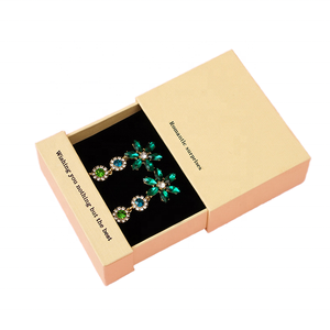 Joyero de papel de embalaje personalizado ecológico Simple de diseño flotante de lujo Almacenamiento de doble capa para collares pendientes anillos - Product Image 5