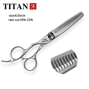 Herramientas Profesionales para el Cabello Titan Acero VG10 <span class=keywords><strong>de</strong></span> 6.0 Pulgadas Tijeras <span class=keywords><strong>de</strong></span> <span class=keywords><strong>Corte</strong></span> para Zurdos Tijeras <span class=keywords><strong>de</strong></span> Peluquería para Cortar y Entresacar - Product Image 5