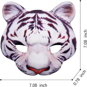 Halloween Party Cosplay Eva Animal <strong>Mask</strong> <strong>Tiger</strong> Fox Bunny Pig <strong>Masks</strong> for Adults - Product Image 5