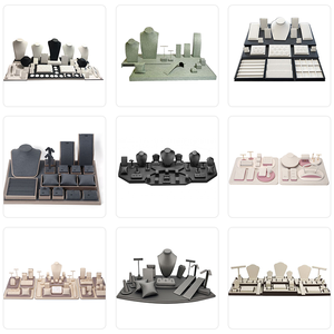 Expositor de Joyería de Cuero de Lujo Personalizado Directo de Fábrica, Juego de Contenedores Modernos en Oferta - Product Image 2