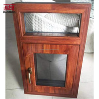 Fenêtres à battants en aluminium au design moderne, porte en verre en alliage d'aluminium, verre trempé de haute qualité, ouverture horizontale, persienne