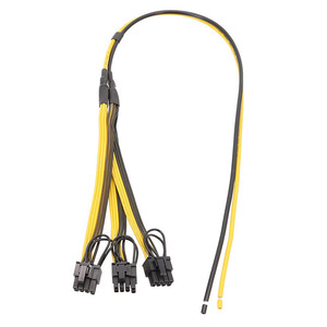 PCI-E PCIe PCI E <span class=keywords><strong>สาย</strong></span>เชื่อมต่อการ์ดแสดงผลแบบด่วน3โมเล็กซ์8pin <span class=keywords><strong>8</strong></span>พิน (6 + 2) <span class=keywords><strong>สาย</strong></span>เคเบิลแหล่งจ่ายไฟแบบพิน12AWG 18AWG 50 + 20ซม. - Product Image 5