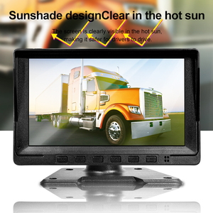7 Inch 4CH Screen MP5 Player With 4pcs Waterproof HD Night Vision <b>Cameras</b> for Trucks RV, DVR and Parking Aid Kit YB-MP5 Player-X - Product Image 2