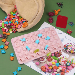 Juego <span class=keywords><strong>de</strong></span> moldes <span class=keywords><strong>de</strong></span> <span class=keywords><strong>silicona</strong></span> <span class=keywords><strong>de</strong></span> grado alimenticio SILIKOLOVE, Animal marino <span class=keywords><strong>de</strong></span> dibujos animados <span class=keywords><strong>de</strong></span> varias formas para hornear, herramientas <span class=keywords><strong>de</strong></span> decoración para uso en la industria alimentaria - Product Image 4