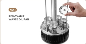 Thép không gỉ Rotisserie 8 cái <span class=keywords><strong>360</strong></span> độ xoay Kebab nướng điện <span class=keywords><strong>BBQ</strong></span> xiên - Product Image 6