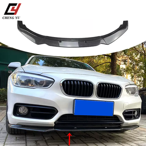 Kit <span class=keywords><strong>carrosserie</strong></span> sport 3 pièces de haute qualité pour <span class=keywords><strong>BMW</strong></span> Série <span class=keywords><strong>1</strong></span> F20 2015-2019, lèvre avant en ABS noir brillant effet carbone - Product Image 5