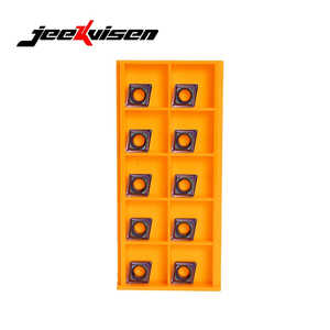 Jeekvisen CCMT09T308SM Outils de coupe de tour CNC Inserts en carbure pour outil de tournage avec revêtement PVD Emballage de boîte de pièce en acier - Product Image 2