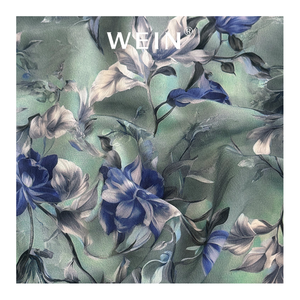 WI-B28 Polyester Koshibo Crepe Tùy Chỉnh Kỹ Thuật Số Hoa Thanh Lịch Màu Hồng In Hoa Cho Phụ Nữ Ăn Mặc Vải - Product Image 6