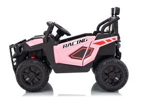 Auto Eléctrico para Niños con Ruedas Traseras Antivuelco Estables, Cinturón de Seguridad de 5 Puntos, Control Remoto para Padres, para Jugar de Forma Segura, con Certificación CE y DDP - Product Image 3