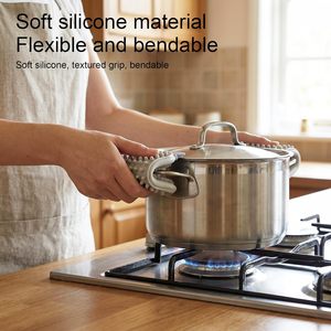 แปรงล้างจานซิลิโคนสองด้าน พร้อมที่ขูดทำความสะอาดภาชนะ - Product Image 5