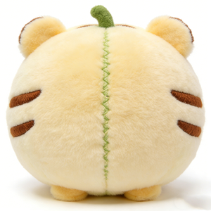 Peluche personnalisée en forme de melon tigre, jouet en peluche hybride fruit tigre, poupée tigre en forme de cantaloup rond - Product Image 4