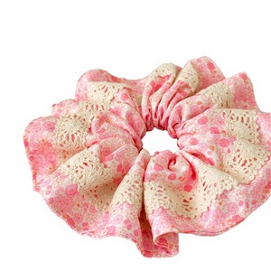 ยางรัดผม YANE โพลีเอสเตอร์ ขนาด 16 ซม. ลายดอกไม้สไตล์ป่า ตกแต่งด้วยลูกไม้ ทนทาน น่ารัก สไตล์สาวหวาน เหมาะสำหรับวันครบรอบ - Product Image 2