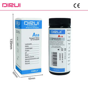 Système d'analyse <span class=keywords><strong>urinaire</strong></span> rapide Dirui A10 pour leucocytes/nitrites/urobilinogène/protéines/pH/sang/Sg/cétones/bilirubine/<span class=keywords><strong>glucose</strong></span> - Product Image 5