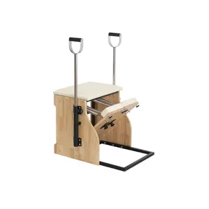 Professional Yoga Training Stretching Rehabilitation Equipment Fitness Home Gym Body Maple Wood Pilates Wunda Chair