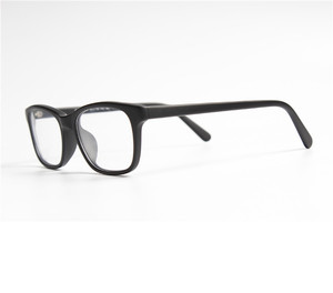 Vintage Noir Transparent Optique Montures De lunettes En Acétate Pour Hommes - Product Image 3