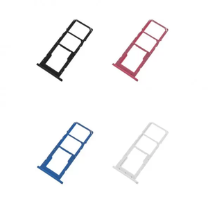 Tiroir pour carte SIM et microSD pour Samsung Galaxy A02S A03S Rouge - Product Image 1