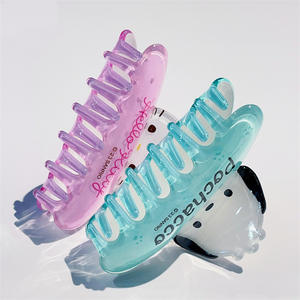 Sanrio estilo dibujos animados lindo estudiante chica <span class=keywords><strong>Pacha</strong></span> perro Kulomi Hellokitty pinza de pelo dulce accesorios para el cabello fábrica al por mayor - Product Image 4