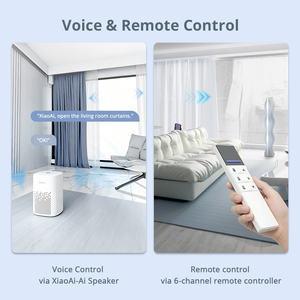 มอเตอร์ม่านอัจฉริยะ Zemismart Matter over WiFi โมดูลคู่ทำงานร่วมกับ Apple Home Alexa <span class=keywords><strong>Google</strong></span> Home <span class=keywords><strong>Mi</strong></span> บ้านอัจฉริยะอัตโนมัติ - Product Image 5
