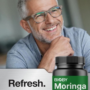 Capsule di Moringa Bioby OEM Etichetta Privata 6000mg Equivalente, Integratore Erboristico Senza OGM e Senza Glutine, Energizzante e Antiossidante, 300 Capsule - Product Image 4