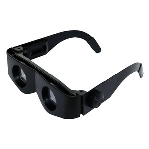 Lunettes grossissantes de pêche 3-6x, jumelles réglables en plastique noir pour la pêche en étang - Product Image 1