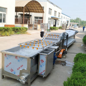 High Efficient 3.5m Long Leaf <b>Vegetable</b> Bubble Cleaning and Drying <b>Production</b> Line Is Hot Selling - Product Image 1