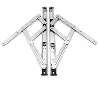Charnière à friction pour fenêtre à battant en acier inoxydable, usinée CNC, finition satin brossé, longueur personnalisée OEM ODM, directement de l'usine