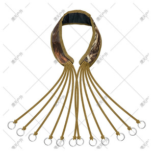 Arnés de camuflaje para patos, accesorios de caza de nailon con 12 anillas para la configuración de señuelos de caza, uso en exteriores - Product Image 1
