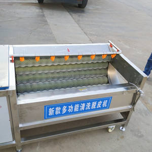Apple Pear Mango Cleaning Processing Equipment Dehydrated <b>Vegetable</b> Processing Line Fruit <b>Brush</b> Cleaning Machine - Product Image 4