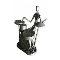 Freddo Musicista Batterista Resina Jazz Figurine