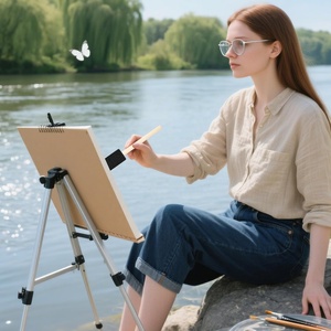 Pinceaux à <span class=keywords><strong>peinture</strong></span> en mousse Woxin noirs, 4 tailles, légers et durables, avec manche en bois, pour la <span class=keywords><strong>peinture</strong></span>, le teinture, les vernis et les projets d'artisanat DIY - Product Image 5