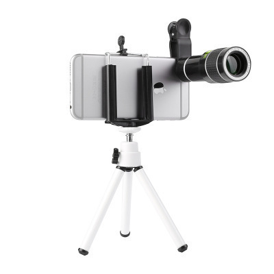 20X Telephoto Zoom Phone Lens Kit HD Adjustable Focus External Mobile Camera Lens for Long-distance Photography