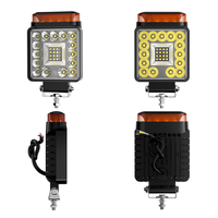 Projecteur de travail pour chariot élévateur DXZ H-37FS-31 4 pouces 31 LED, faisceau large, 9-36V, blanc ambre, pour chariot élévateur tout-terrain