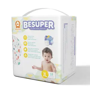 Besuper xxxl תינוק למשוך עד מכנסיים חיתול תינוק חיתול חד פעמי kisskids חיתול ספק