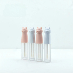 Capuchon de tête de chat carré semi-transparent de haute qualité de luxe brillant à lèvres liquide fard à paupières <span class=keywords><strong>tube</strong></span> vide disponible maintenant - Product Image 6